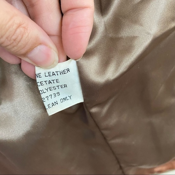 Vintage Western Style Leather Jacket Blazer - Picture 16 of 16